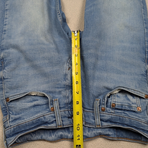 Levi's 514 Men's 29x30 Blue Jeans Stretchy Straight Leg Faded Medium Wash - Picture 15 of 16